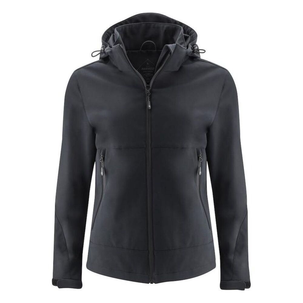 James Harvest Womens/Ladies Lodgetown Soft Shell Jacket / Black